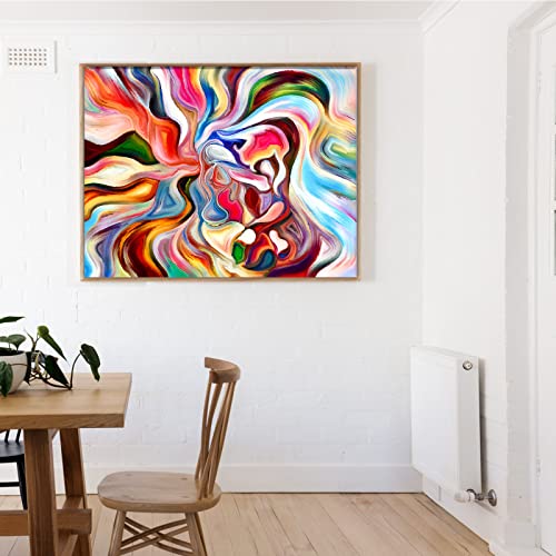 JMbeauuuty 1000 Pieces Adult Jigsaw Puzzle,Difficult Puzzling for Adult 1000 Pieces,Challenging Jigsaw Puzzle Gift for Friends Family(Colorful Lines,70x50cm) - Image 4