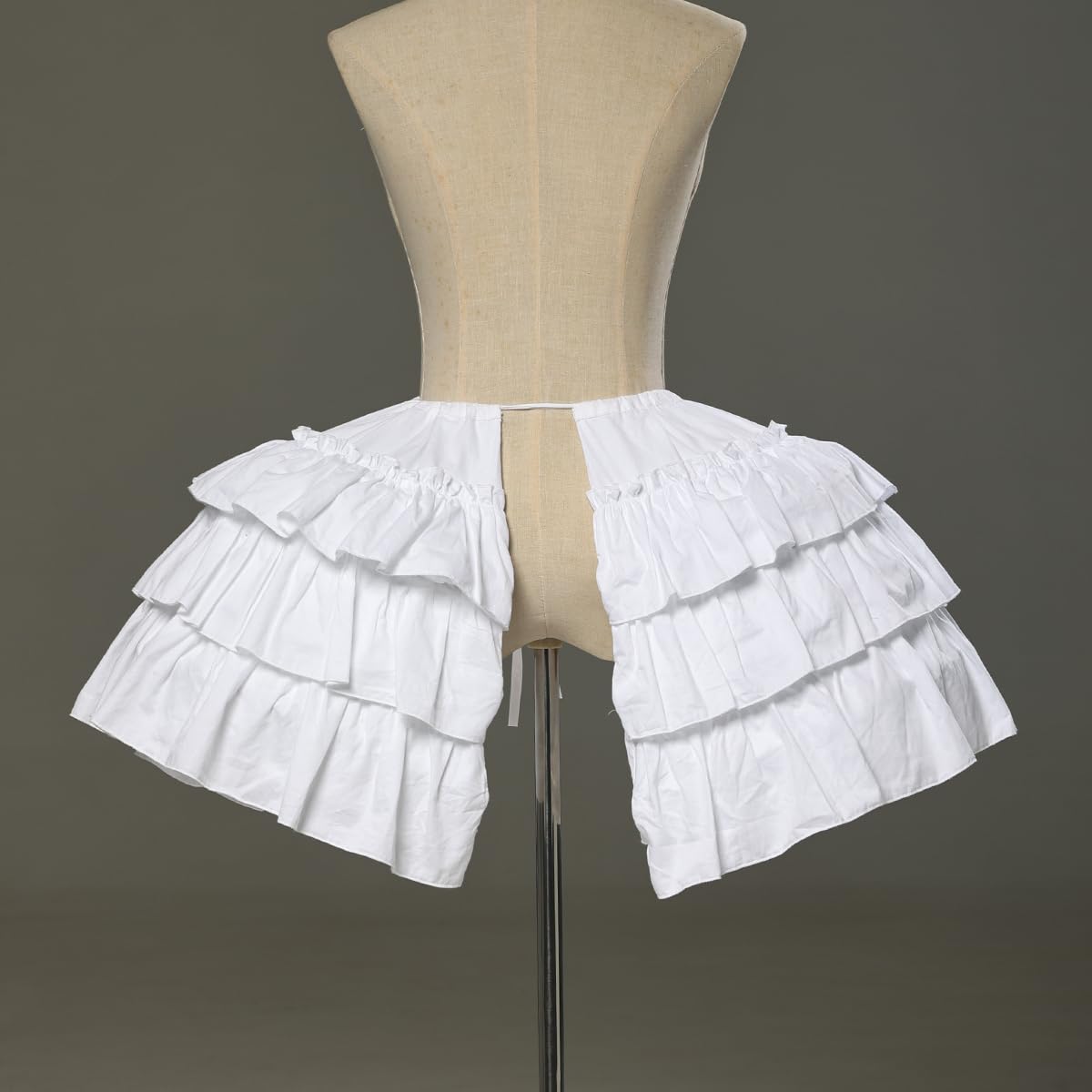 Robe victorienne à volants pour femme avec jupon à double agitation pour robe de fête victorienne rococo
