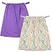 Teamoy (2 Pack) Reusable Pail Liner for Cloth Diaper/Dirty Diapers Wet Bag, Jungle+Purple