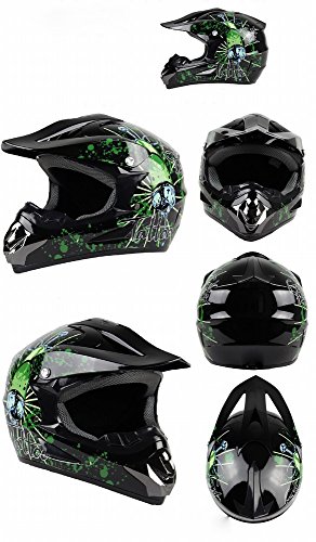 Casco de moto fuera de carretera con ventilación integrada GUO para rutas de cross 2