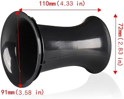 Accesorios de tubo de graves para altavoz, puerto reflejo de plástico, para coche, DJ, subwoofer, HiFi, cine en casa, sonido profesional, diámetro