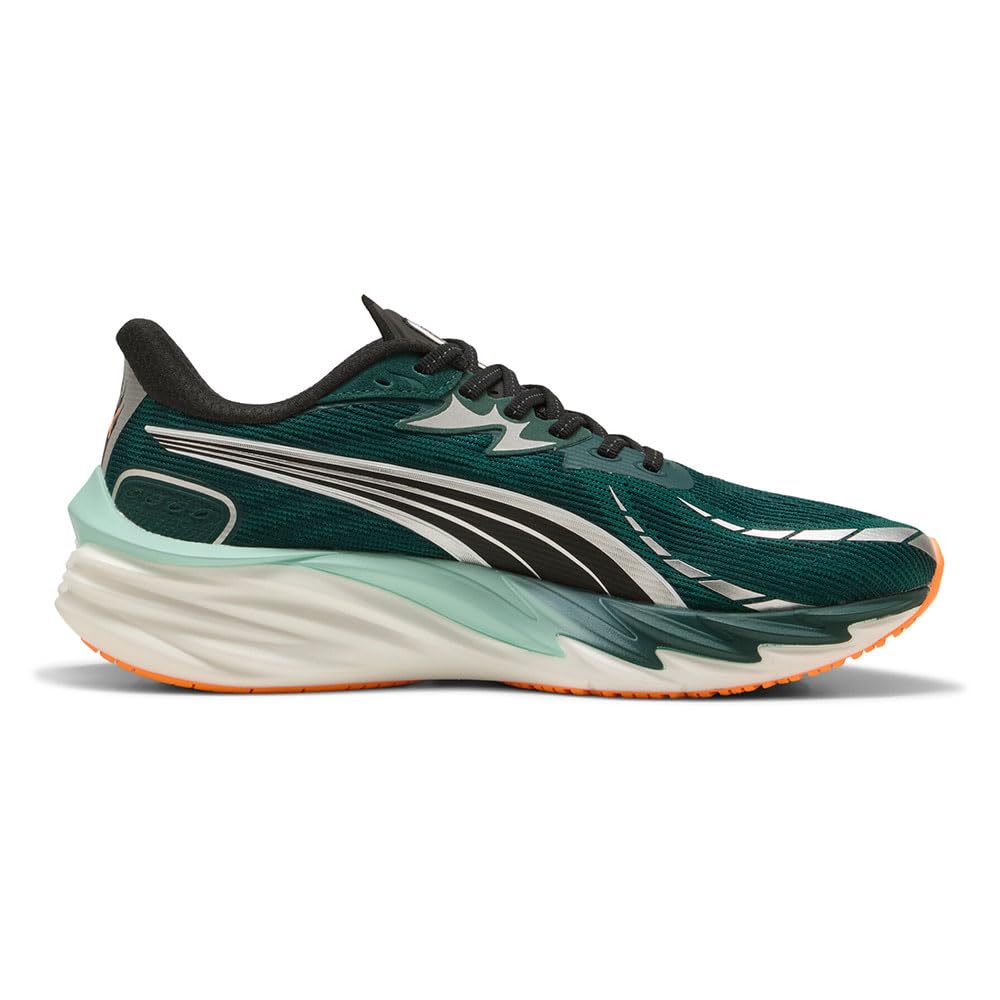 PUMA Velocity Nitro 4 Scarpe da Corsa Scarpe neutrali Uomini Verde - Green Terrain-Heat Fire 44