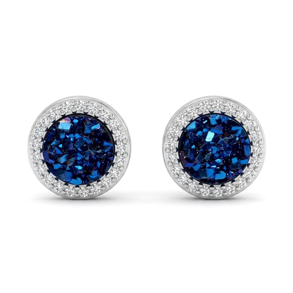 salty alpha Celeste Earrings for Men & Boys | Studs | Ear Tops | Hoops | Ear Piece | Stylish & Minimal | Birthday Gift | Aesthetic Jewellery | Accessories for Everyday Wear-picture-35