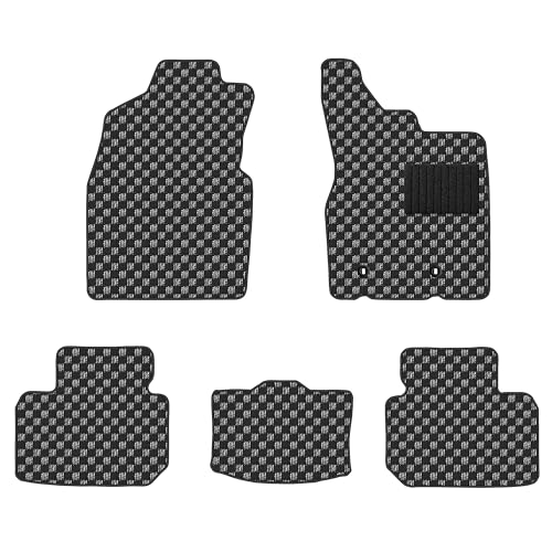 Aviles ダイハツ タフト 900系 R02.06- フロアマット【16色から選択】(2WD,07:SMALLチェック × グレー)