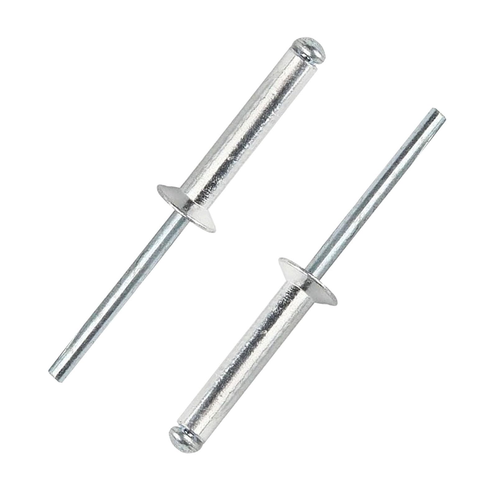 100 Rivetti Pop In Alluminio Brighton – Diametro 3/32 X 1/4 Grip Range – Testa Tonda ABA34