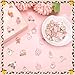 SANNIX 110Pcs/55 Pairs Christmas Charms, Pink Christmas Charm for Jewelry Making, Holiday Xmas Enamel Pendants for DIY Bracelet Necklaces Earrings Craft Supplies