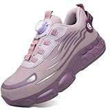 GemChve Chaussures de Sécurité Hommes Légère Respirantes Femme Basket Securite Embout en Acier Antidérapante Confortable Chaussures de Travail Pink 38 EU