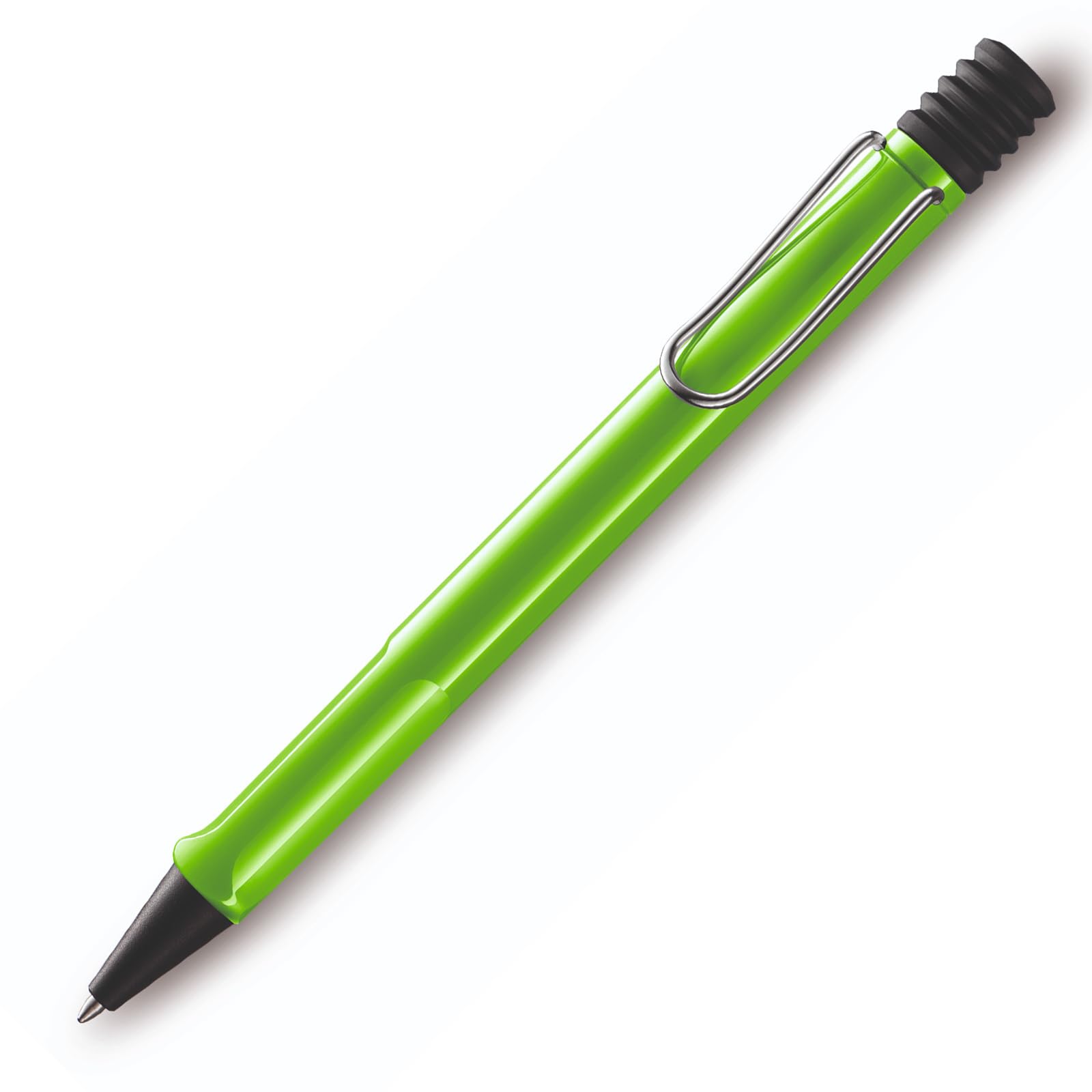 Lamy Safari Ballpoint Pen with ergonomic grip & line width M - for pleasant long writing - made of robust ASA plastic – including large capacity refill M 16 (No Gift Box, Green)