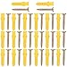 Drywall Anchor kit, 50 Pieces Plastic Expander Anchor Screw Hole Fillers and Screws Galvanized Plated for Drywall Hollow Wall Concrete Ceiling Tile Wood (M8x40mm 25set)