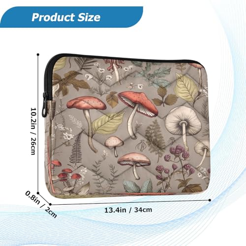 Funda para portátil Forest Leaf Mushroom 13-14 pulgadas miniatura 3