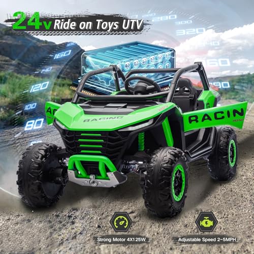 Image of Kid 4WD UTV 24V Ride On Toys for Big Kids 2 Seater Ride On Toys Kids