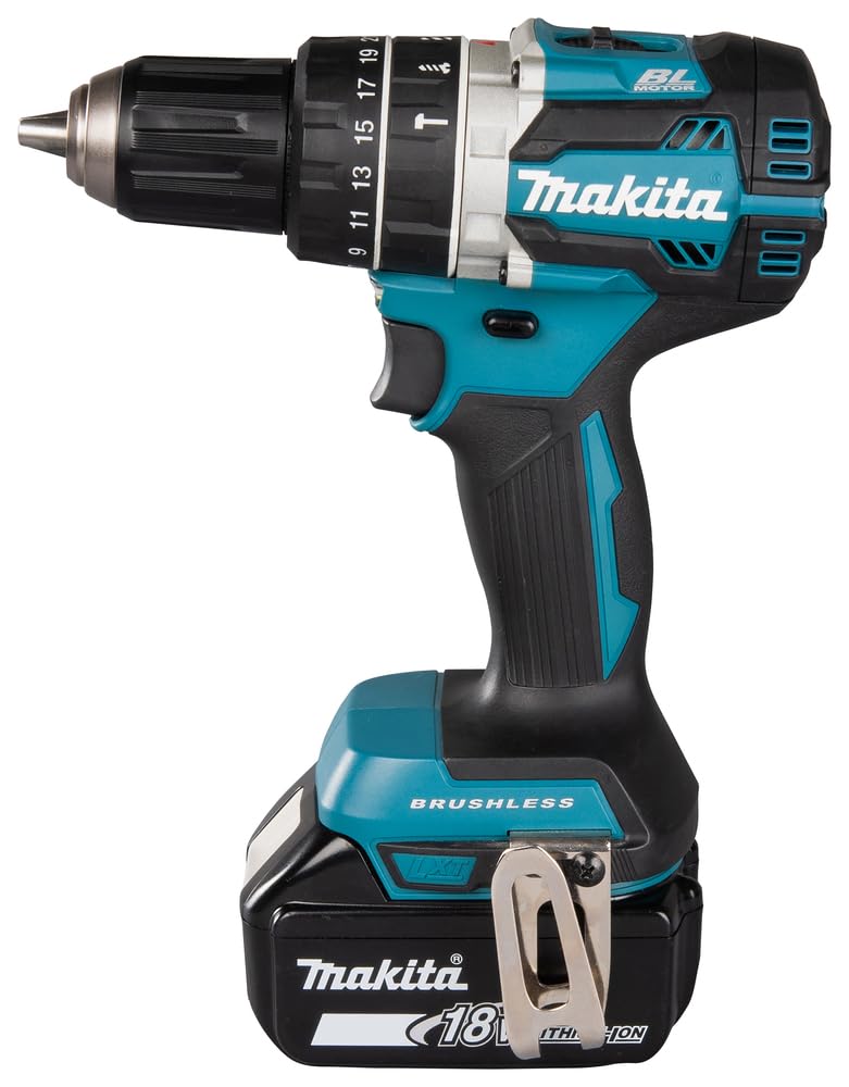 Makita DHP484RTJ Taladro, 450 W, 18 V, Negro, One size