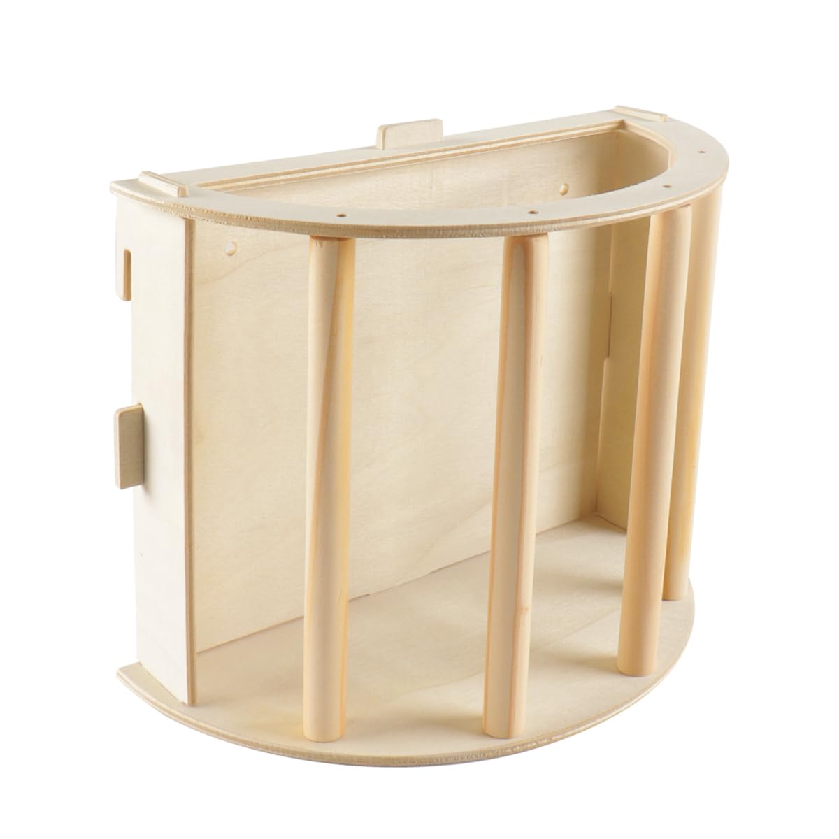 Hoite Wooden Hay Feeder for Small Pets, Large Volume Hanging Hay Rack, Suitable for Rabbit and Guinea Pig