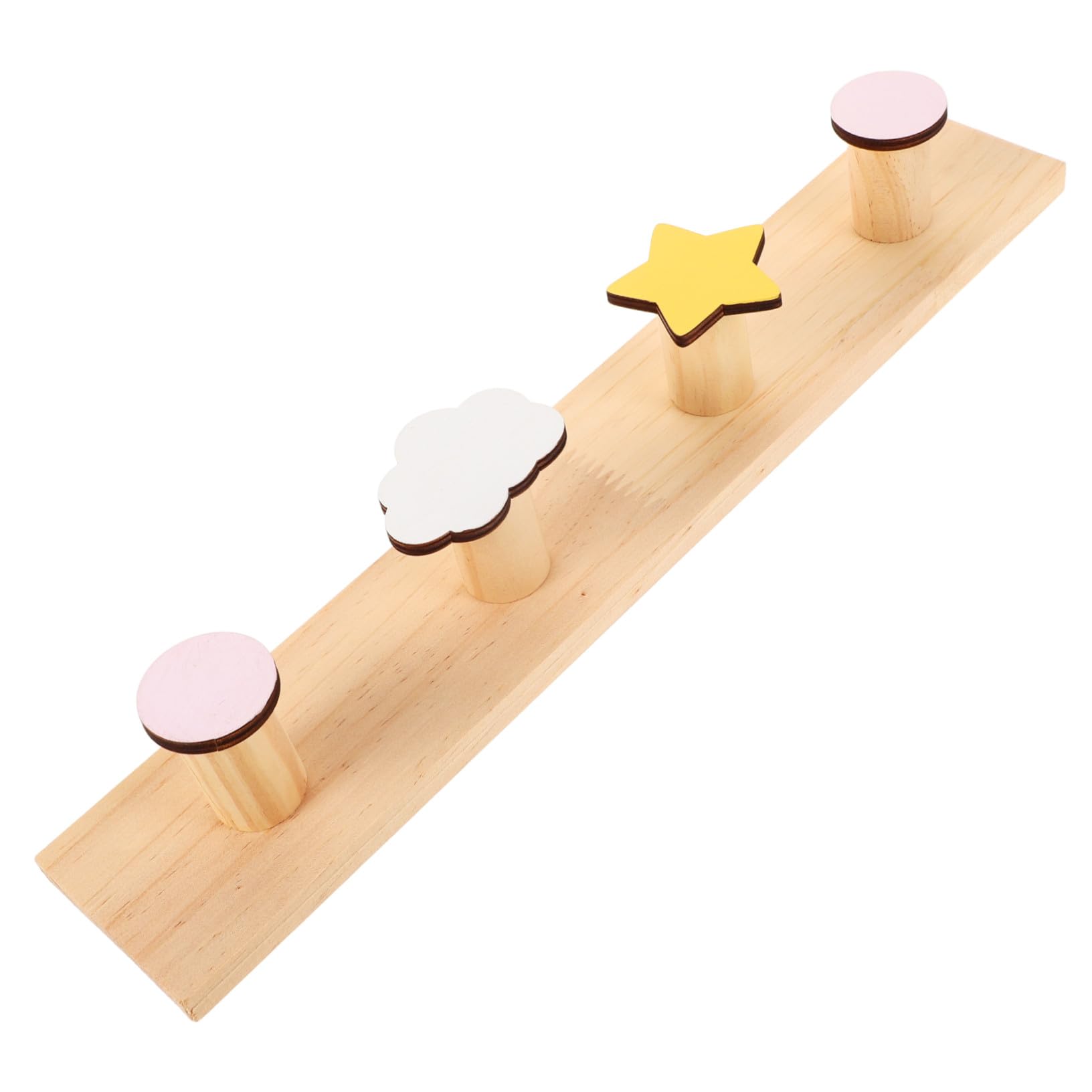 Perchero de Pared Infantil de Madera Creativo Adorable 1 Pieza