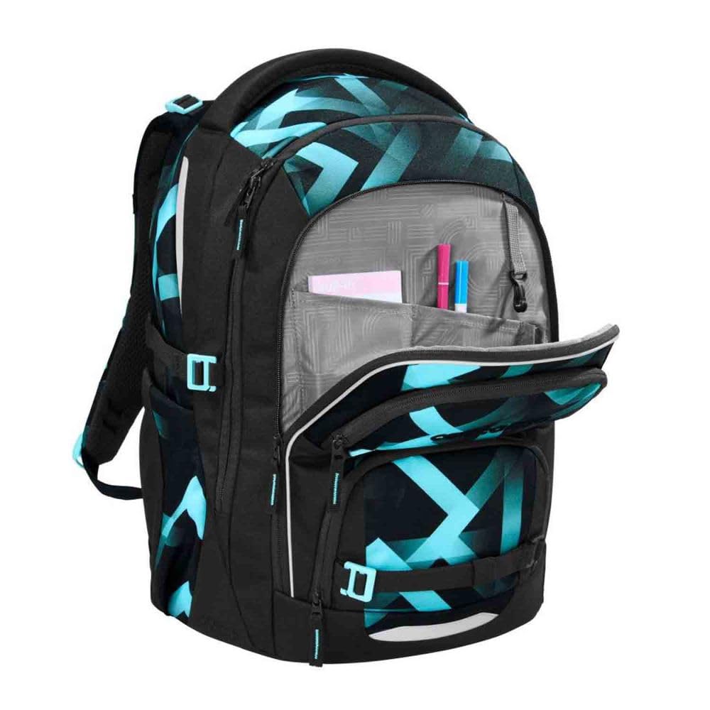 Coocazoo Porter Schulrucksack Set 3tlg. inkl. Sporttasche (Laser Lights)