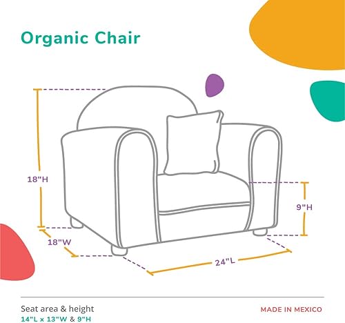 Miniatura 2 de keet Premium orgánico silla infantil, Marrón
