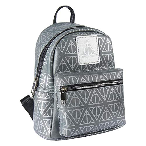 ARTESANIA CERDA Mochila Casual Moda Harry Potter  Unisex Adultos  Gris    11x22x22 cm