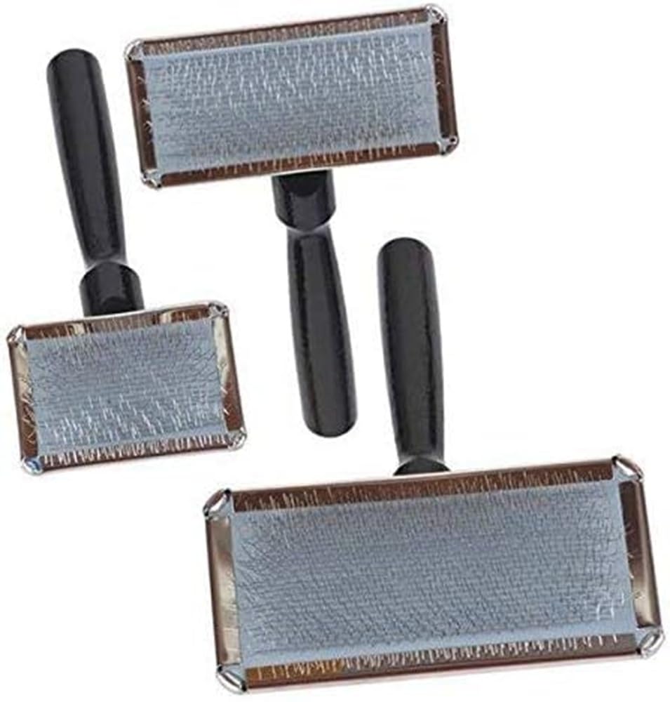 #1 All Systems Zupfbürste für Hunde Pro Hundepflegebürste – wählen Sie Größe (klein – 6,3 cm L x 3,8 cm B)