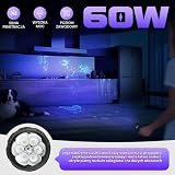 DARKBEAM Latarka UV 395nm Blacklight 6xLED Potężne 60W