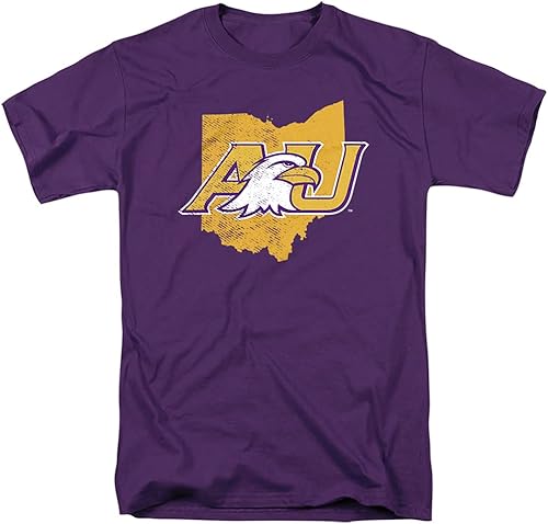 Miniatura 1 de Logovision Colección de camisetas de manga corta unisex con forma de estado envejecido oficial para hombres y mujeres