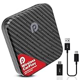 PyleUsa Wireless CarPlay Android Auto Multimedia Video Box,4GB RAM 64GB ROM,2.4GHz,5GHz Dual Band WiFi BT,Octa Core 64Bit,4K Full HD,H.265,USB3.0 Android Box,Screen Mirroring, Install Android Apps