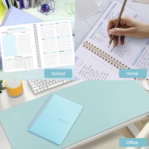 Image of Weekly Planner Diary 2026 A5 Waterproof Blue PP Cover 52 Pages