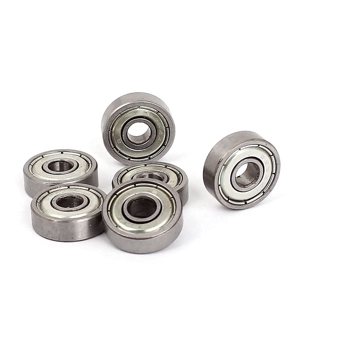 625zz Ball Bearings,Double Shielded Miniature Deep Groove 5mm Skateboard Ball Bearings(5mm x 16mm x 5mm) Radial Bearings Robotics or DIY Projects 3D Printer(5-Pcs)