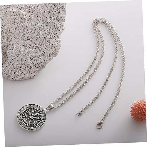 Abaodam 3 Peças Colar Viking Odin Colares De Corrente Masculina Colares Retrô Pescoço Joias Presente