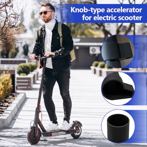 1 Stück Zubehör e scooter,Elektroroller Gasgriff - Scooter Griffe | Ergonomischer Rutschfester profiliert Controller für Mountainbiking Pendeln Stadtradfahren Jugendliche Erwachsene Trail Reisen