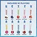 Disney Stitch 10 Piece Plant Based Lip Gloss, Girls Party Favors, First Makeup Set for Girl, Perfect for Parties, Sleepovers, and Birthday Gifts, Ages 3+, by Townley Girl