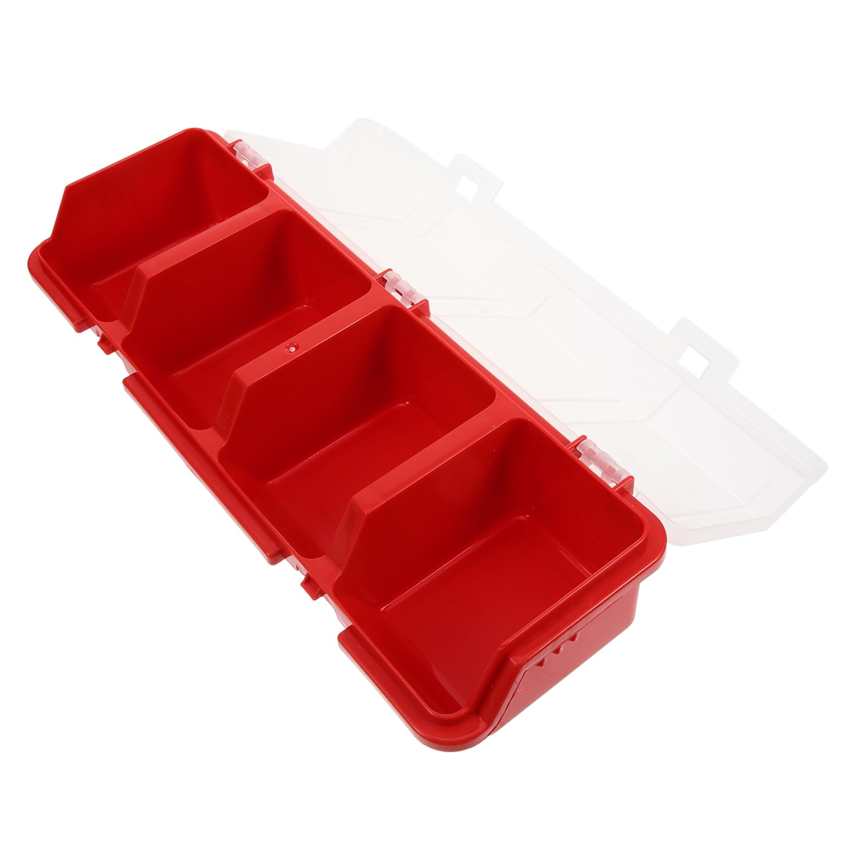 Lurrose 3 Series Caja De Almacenamiento De Tornillos Contenedores Con Tapas Compartimentos Tapado Caja Organizadora De Tornillos Caso De Tornillo Páginas Rojo 2 Piezas X 3