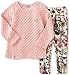 Juicy Couture Baby Girls' Double Knit Top with Pants Set