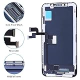 Fixerman for iPhone X Screen Replacement 5.8 inch, Compatible with iPhone X (Model A1865, A1901, A1902)