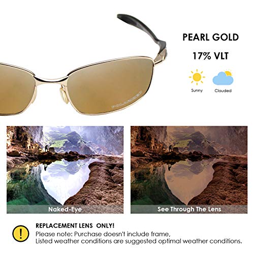 Image of BLAZERBUCK Anti-salt Polarized Replacement Lenses for Oakley Blender OO4059 Sunglass