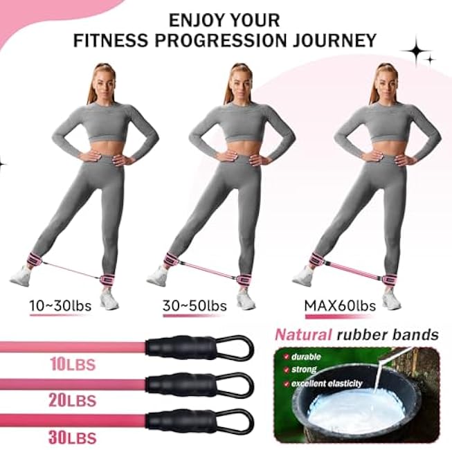 Ankle Resistance Bands,Ankle Weights,Glute & Lower Body Exercises Equipment,Pilates Equipment for Ankle,Workout Sets for Women,Resistance Bands for Working Out,Exercise Bands for Butt Lift