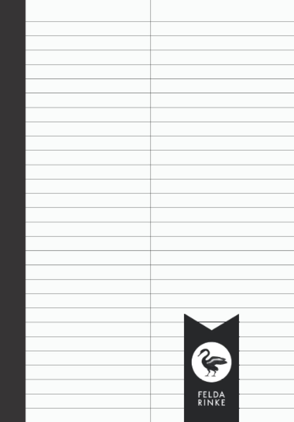 2 Column Notebook A5: College Ruled | Medium-sized A5 Format | 110 Pages - 55 Sheets | 2 Columns