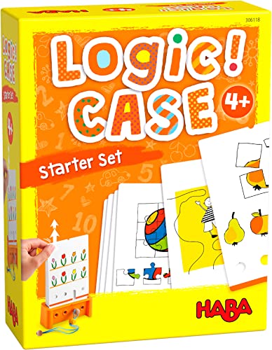 HABA Logic CASE Starter Set for Children 4 Plus, Blue, Medium