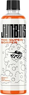 Jimbos SUPER SOAPER – Touchless Car Wash Soap Concentrate | High Foaming pH Neutral Car Shampoo for Foam Cannon, Pressure Washer & Rinseless Wash | Safe for Ceramic Coatings – 16 fl oz