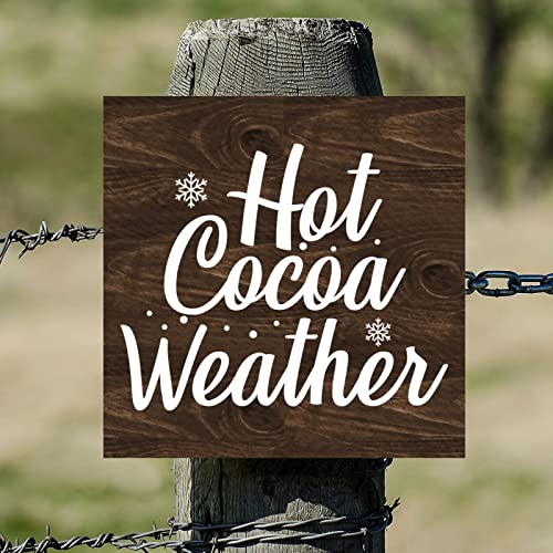 Cadeau de pendaison de crémaillère plaque murale Hello Winter en bois