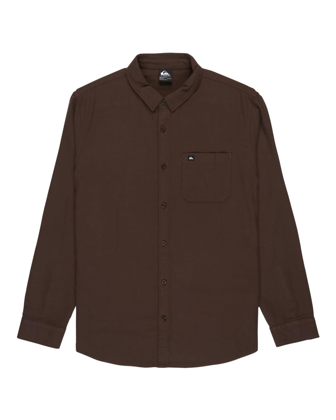 Quiksilver Sweater Motherfly Solid LS Shirt Men's Brown XS