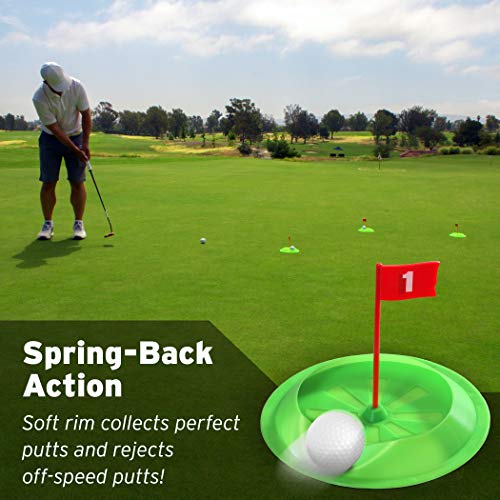 GoSports Pure Putt Challenge Putting Cups 3 Pack - Practice Putting Indoors & Outdoors - Image 3