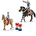 Produktbild Schleich Farm Wolrld - Saddle bronc riding mit Cowboy 41416 Barrel racing Cowgirl 41417