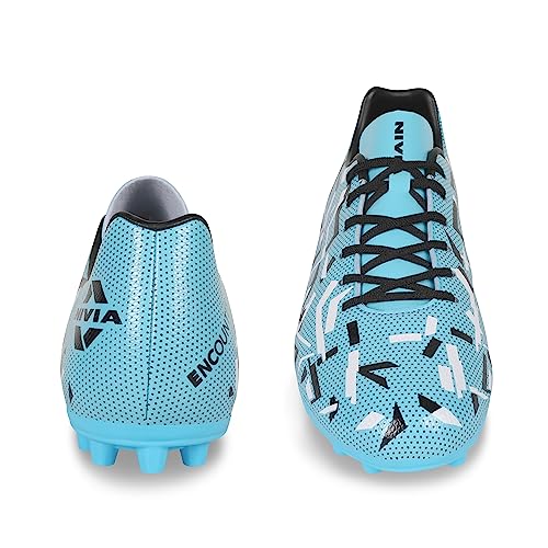 Image of Nivia Encounter Mg 2.0 Football Stud for Men, Synthetic Leather Upper, Lightweight Insole,High-Shear Strength TPU Outsole, Ideal for Hard & Grassy Surfaces