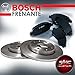 Produktbild Kit Bosch Bremsscheiben + Bremsbeläge vorne BOSCH 0986478786 + 0986424596