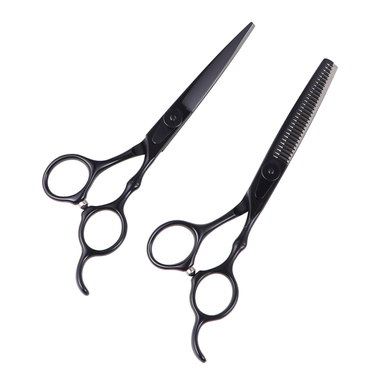 2 Pezzi Cesoie Professionali per Parrucchieri Inossidabile Include Cesoia e Cesoia Denti per Precisione Casa o Salone