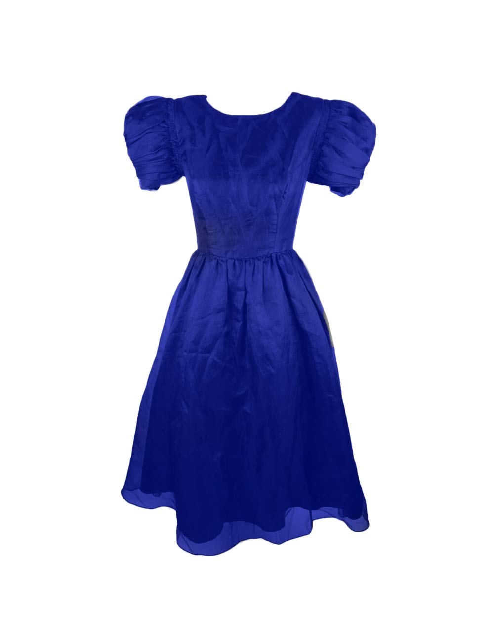 LEJY 80S Prom Dresses For Women Puff Sleeve Short Homecoming Dresses 2018