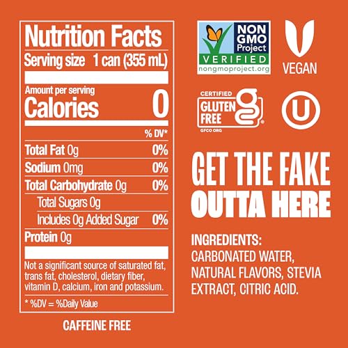 Image of Zevia Zero Sugar Soda, Ginger Root Beer, 12 oz Cans (24-Pack) - Naturally Sweetened, Zero Calorie Sugar Free Soda - Non-GMO Project Verified, Gluten-Free, Vegan