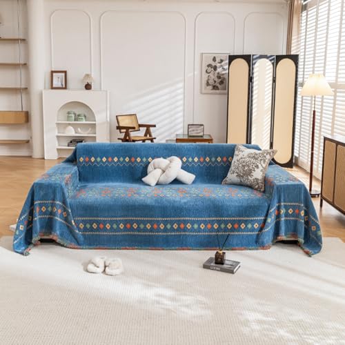 Dingtianlidi ソファーカバー ソファパッド ソファカバー 1~3人掛け 肘付き肘あり 大判 多機能 犬猫対策 柔らかい 汚れ防止 滑り止め 防塵厚手 傷防止 防水 防塵 無地 おしゃれ 洗える 四季通用 (180*380cm,D) [並行輸入品