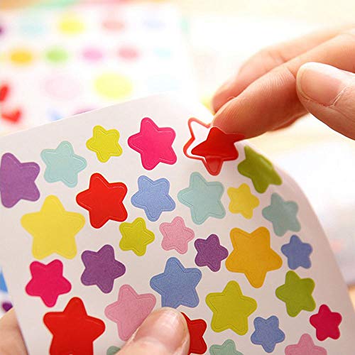 Lvjkes Mini Briefumschläge, 72 Stück Reine Farbe Mini Umschläge, 100 Stück Weiße Leere Karten und 4 Blatt Aufkleber Umschlag, für DIY Bastelprojekte, Hochzeit Geburtstagsfeier Einladung