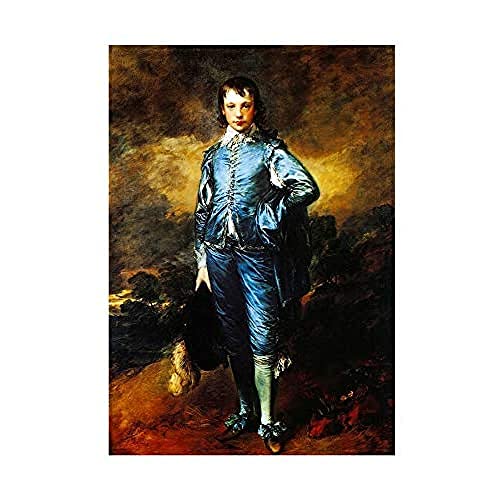 PAINTING PORTRAIT STUDY GAINSBOROUGH BLUE BOY PRINT F12X4983